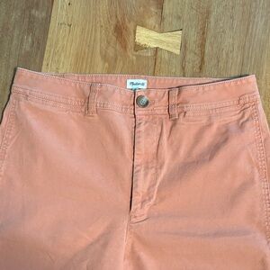 Madewell Soft Canvas Wide Leg Pants 30